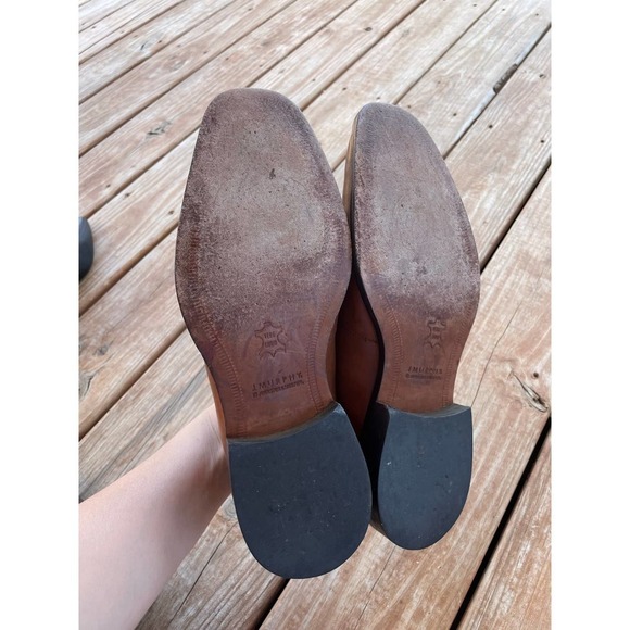 J. Murphy by Johnston & Murphy Men\'s Loafers Tassel Slip On Cognac Shoes Size 11 main image 8